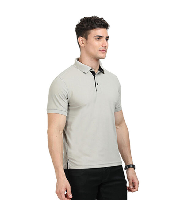 Scott Golfer Polo T Shirt Alluminium