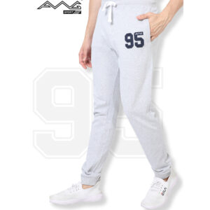 GREY MELANGE - Men's Regular Fit Joggers Track Pant