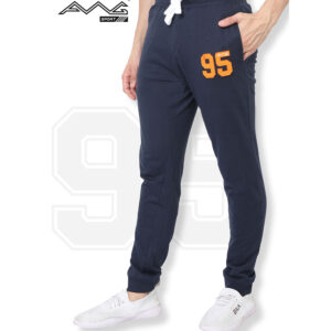 BLUE MELANGE - Men's Regular Fit Joggers Track Pant