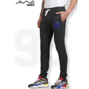 CHARCOAL MELANGE - Men's Regular Fit Joggers Track Pant