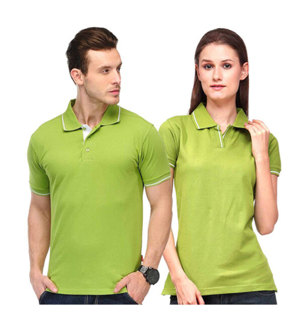 Scott Organic Polo T Shirt AppleGreen