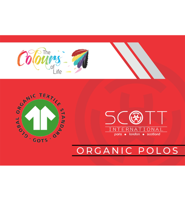 Scott Organic Polo T Shirt Reglon - Image 2