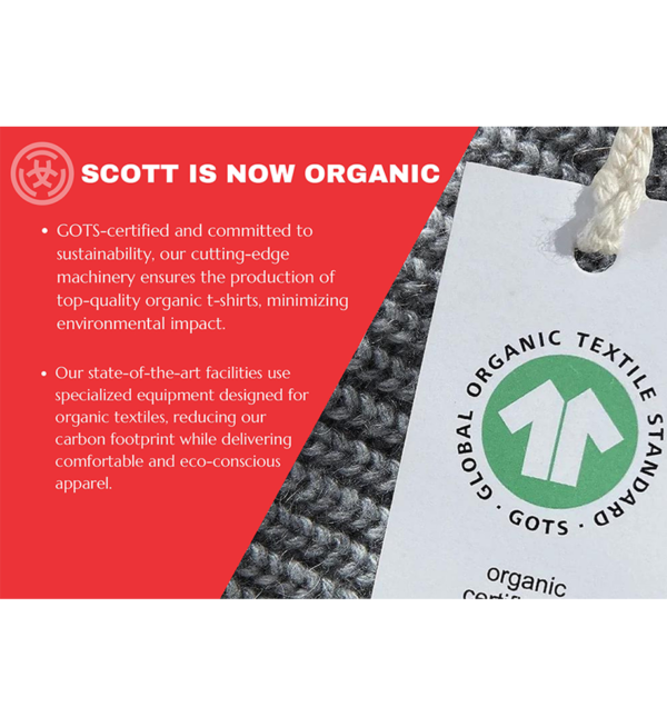 Scott Organic Polo T Shirt Reglon - Image 3